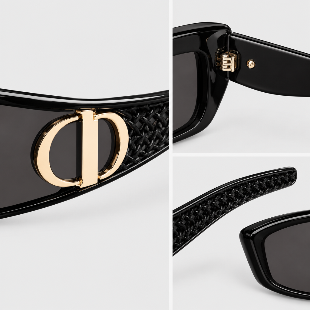 Unisex Cat-Eye Wraparound Sunglasses — view 4