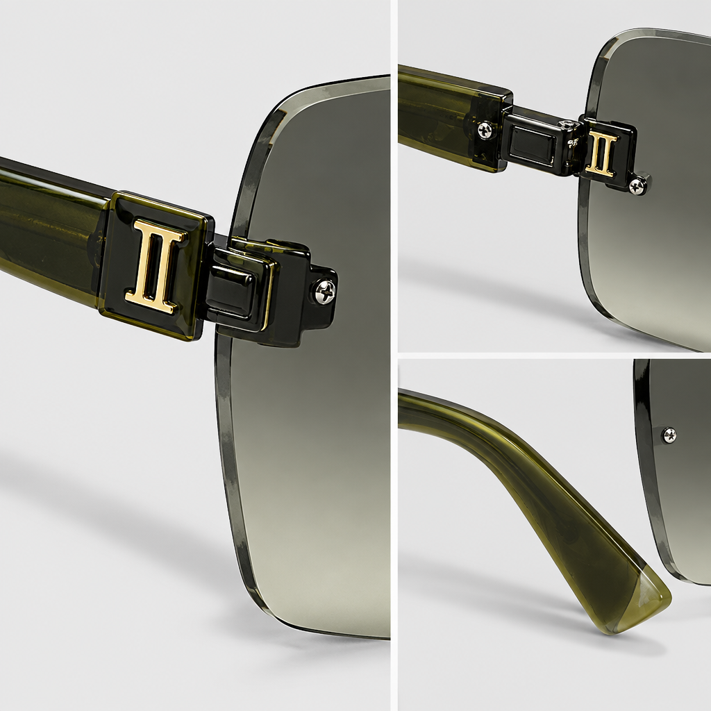 Oversized Square Gradient Sunglasses — view 4
