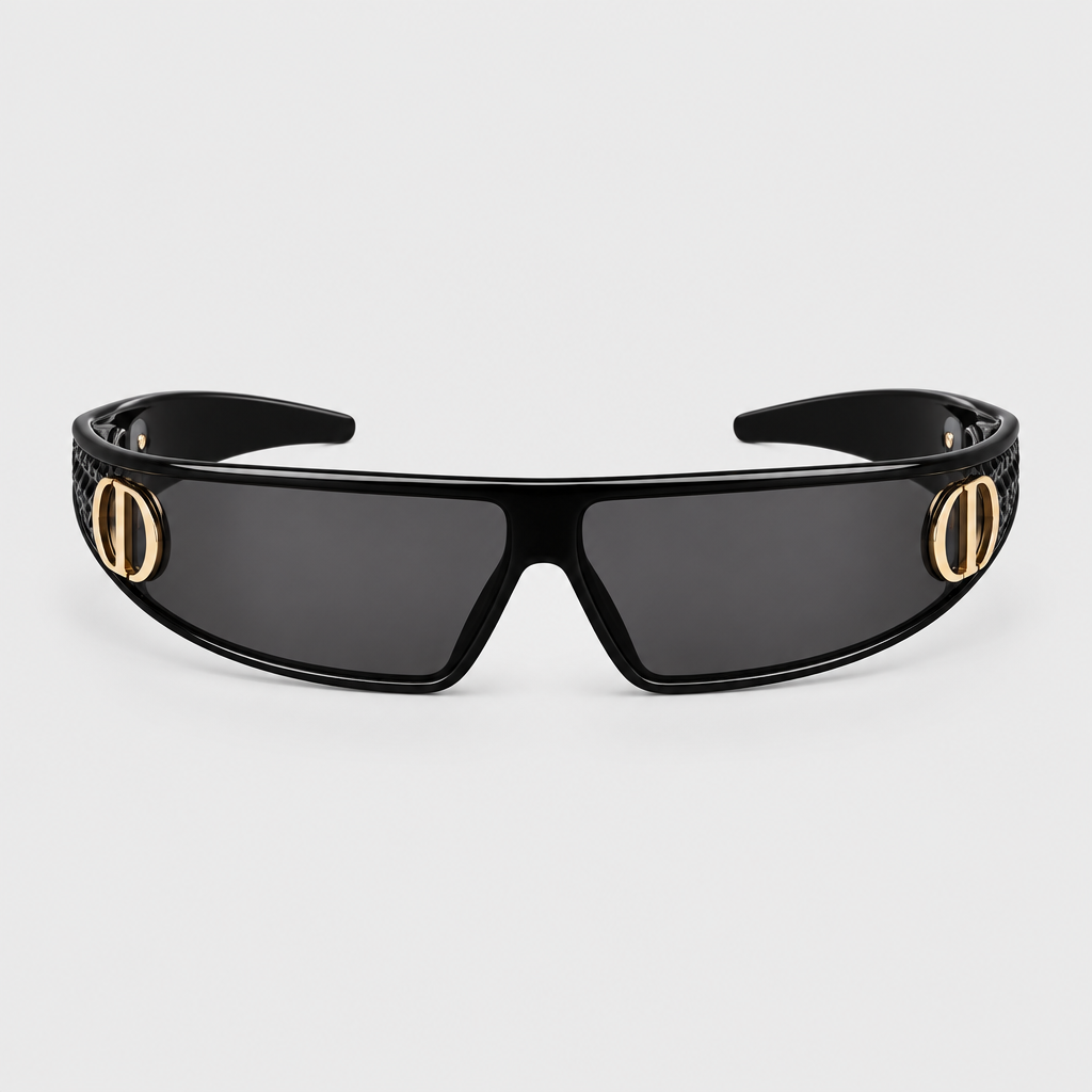Unisex Cat-Eye Wraparound Sunglasses — view 2