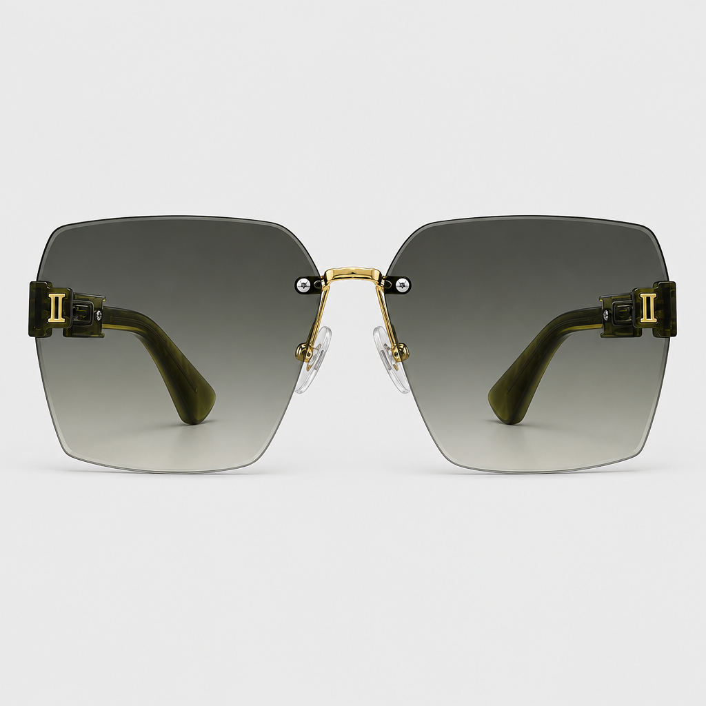 Oversized Square Gradient Sunglasses — view 2