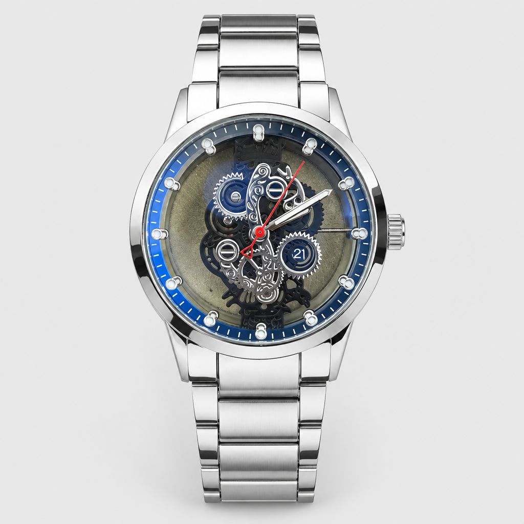 Skeleton Cushion Watch — view 2