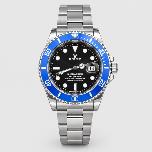 Bold-Color Round Bezel Watch — view 2
