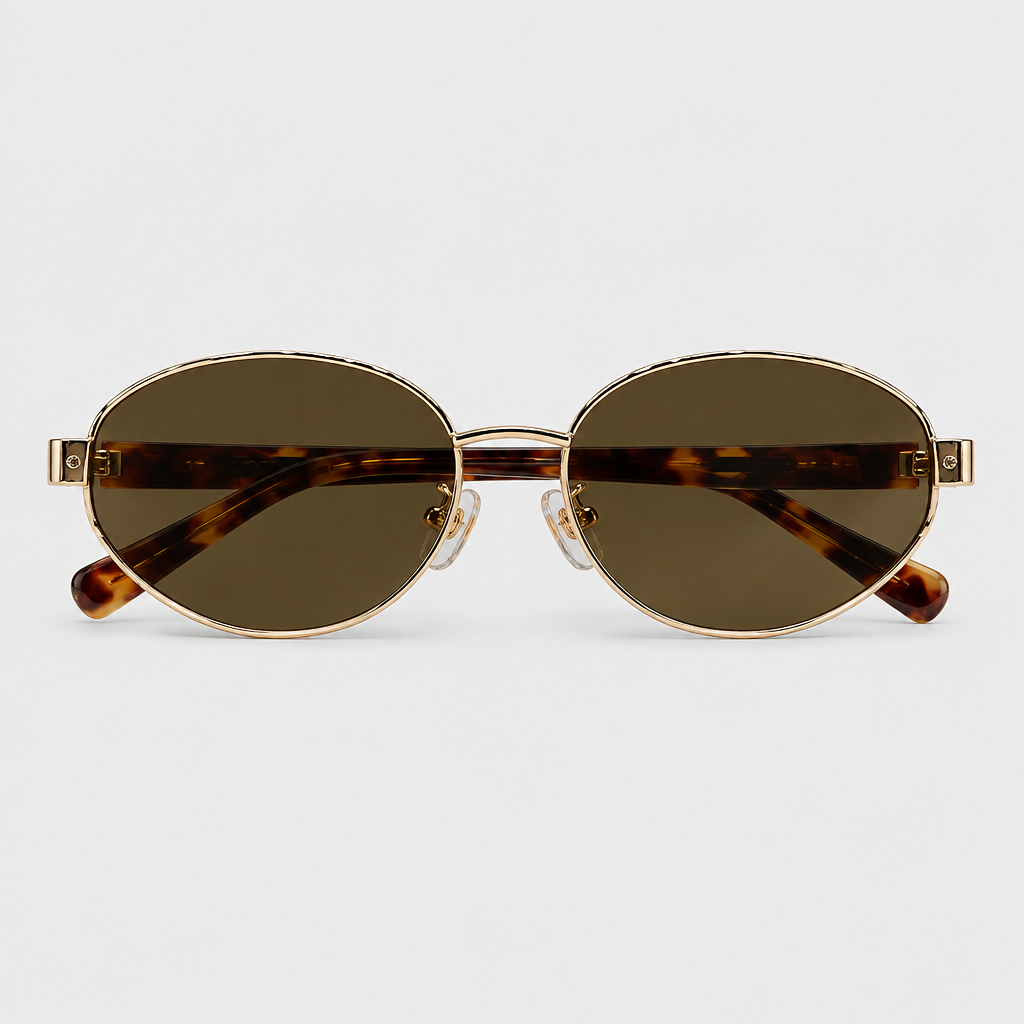 Retro Round Frame Sunglasses — view 2
