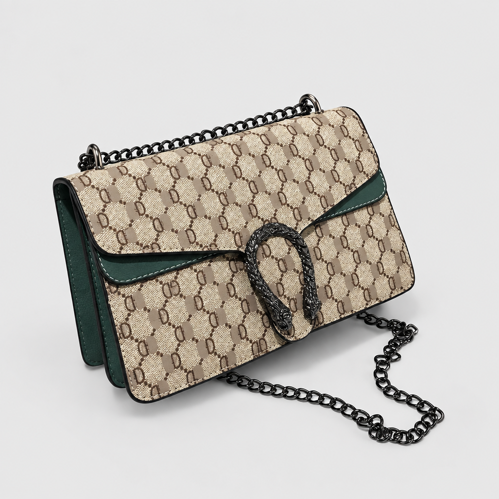 Retro Quilted Chain Crossbody Bag — view 13