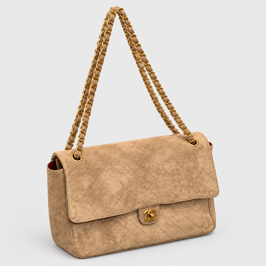 Quilted Chain Flap Shoulder Bag — view 5
