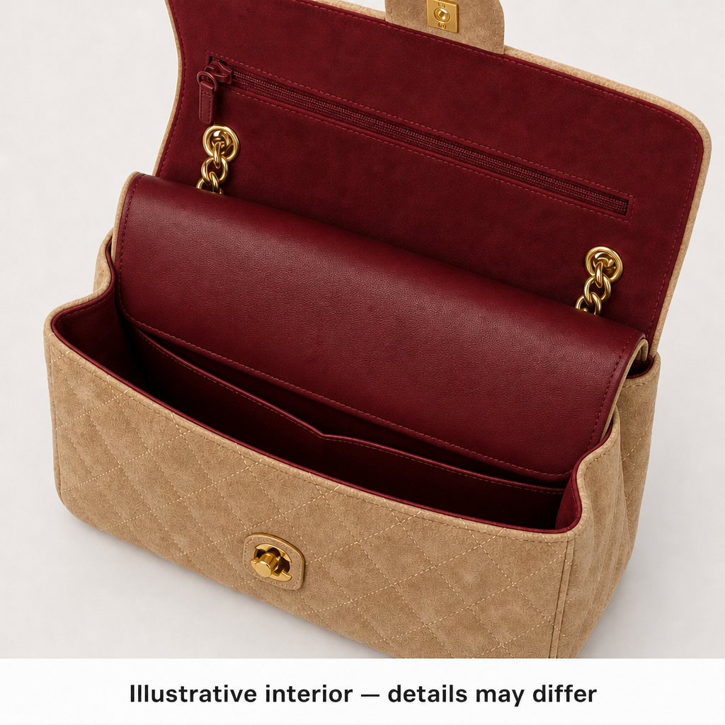 Illustrative interior — details may differ