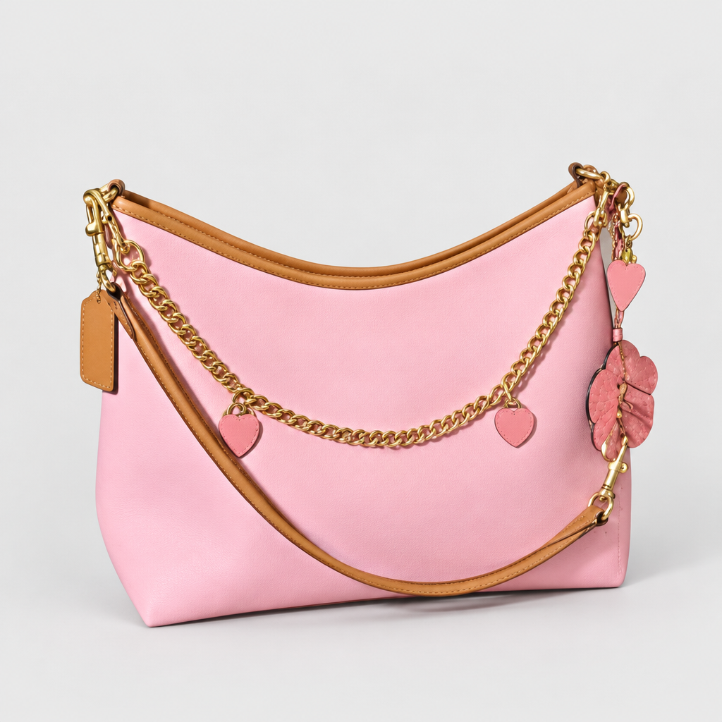 Charm Trim Crescent Hobo Bag — view 5