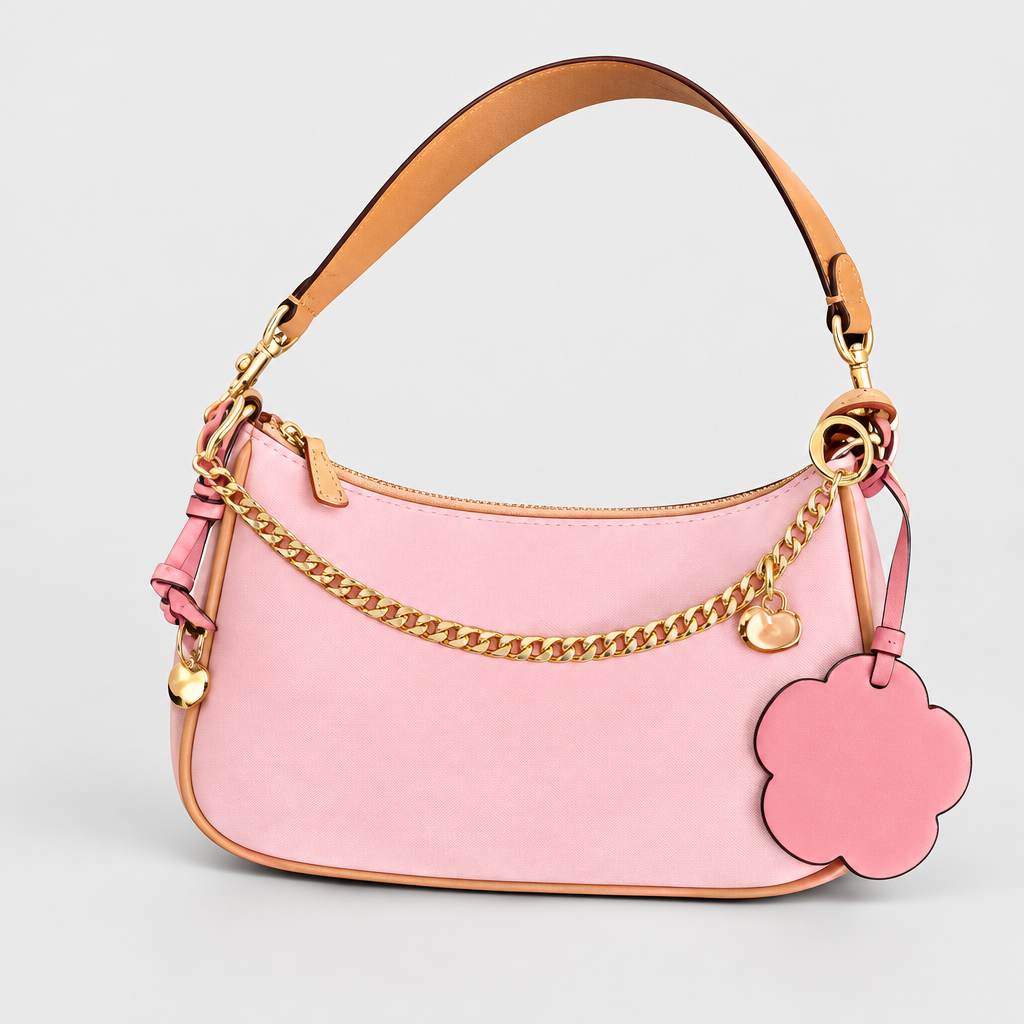 Charm Trim Crescent Hobo Bag — view 4