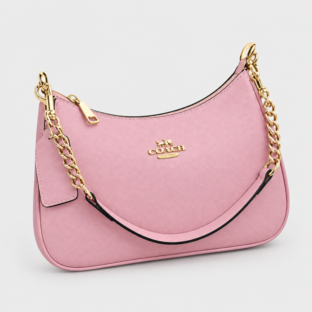 Curved Zip Top Shoulder Bag — view 16