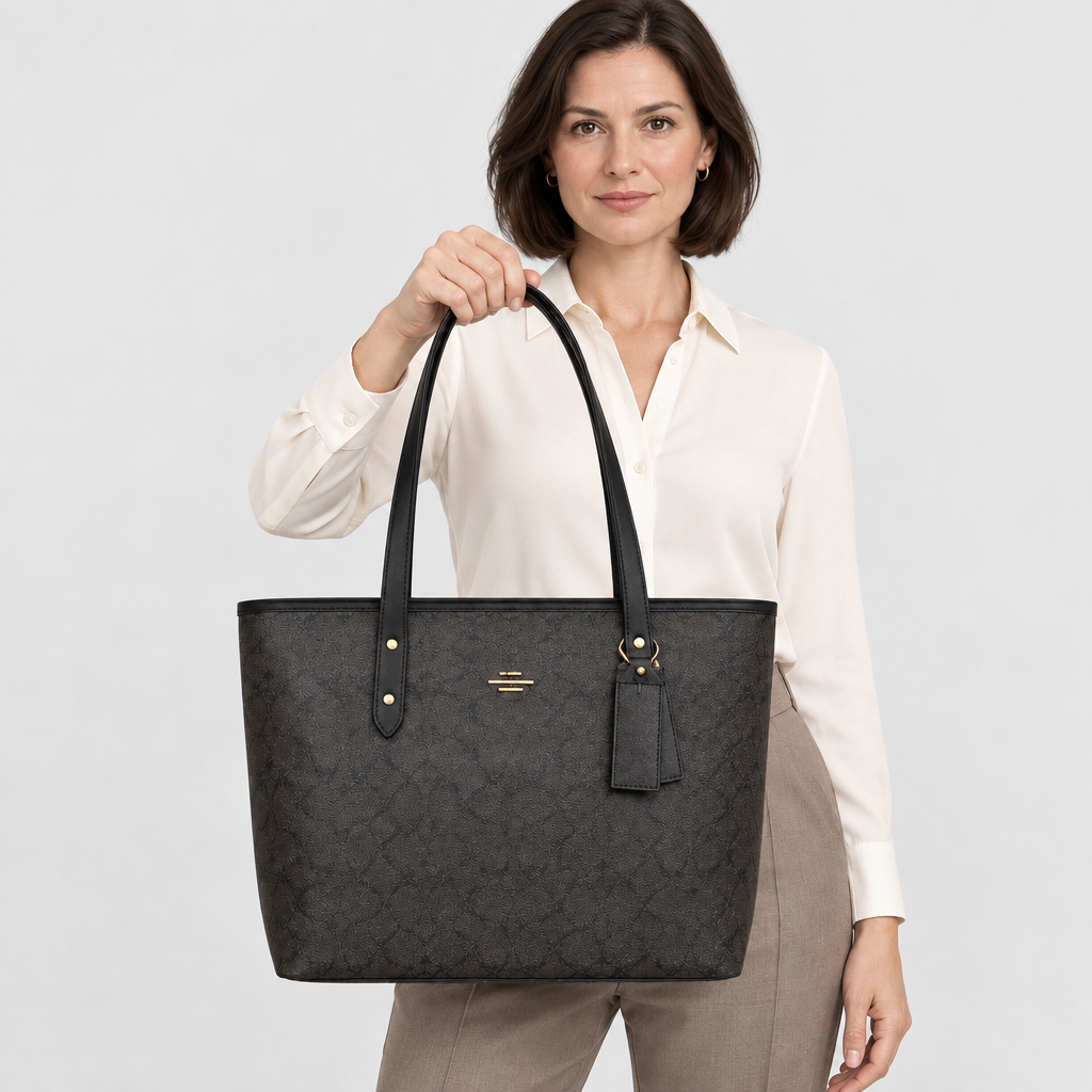 Structured Hanging Tag Tote — view 5
