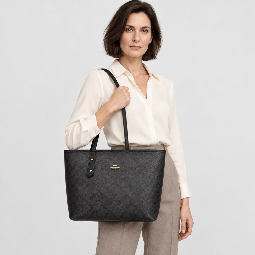 Structured Hanging Tag Tote — view 3