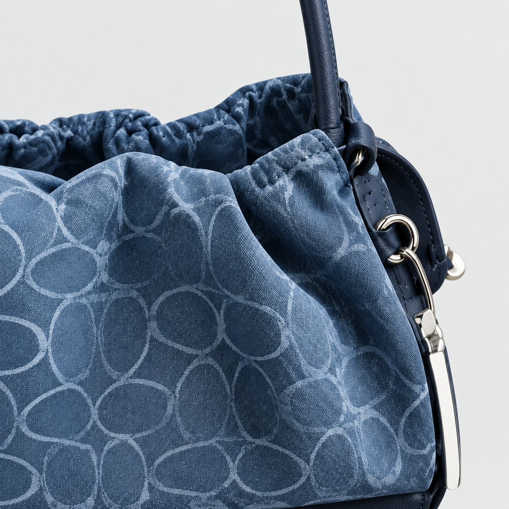 Gathered Print Shoulder Bag — view 5