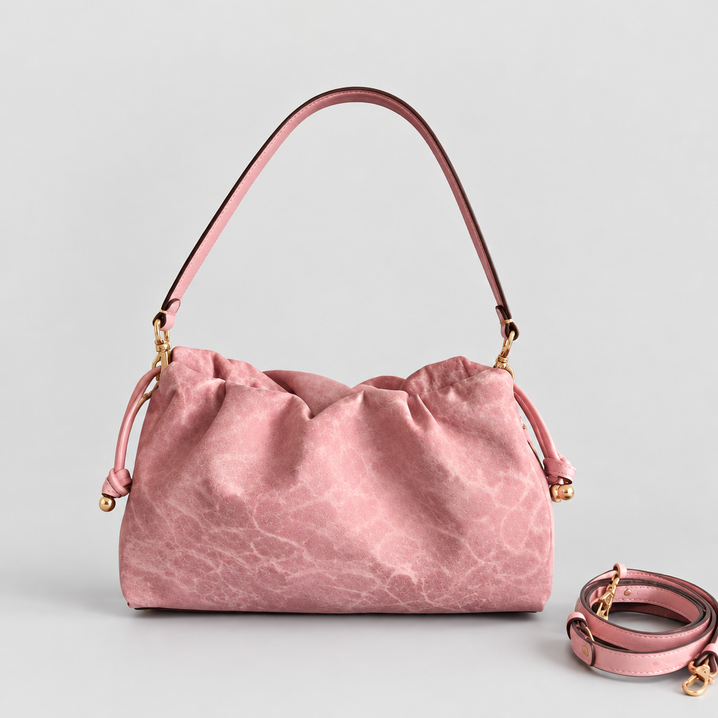 Gathered Print Shoulder Bag — view 4