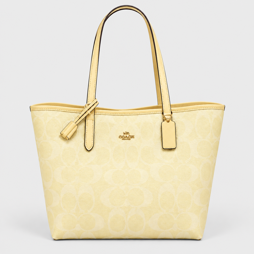 Monogram Trim Tote Bag — view 5