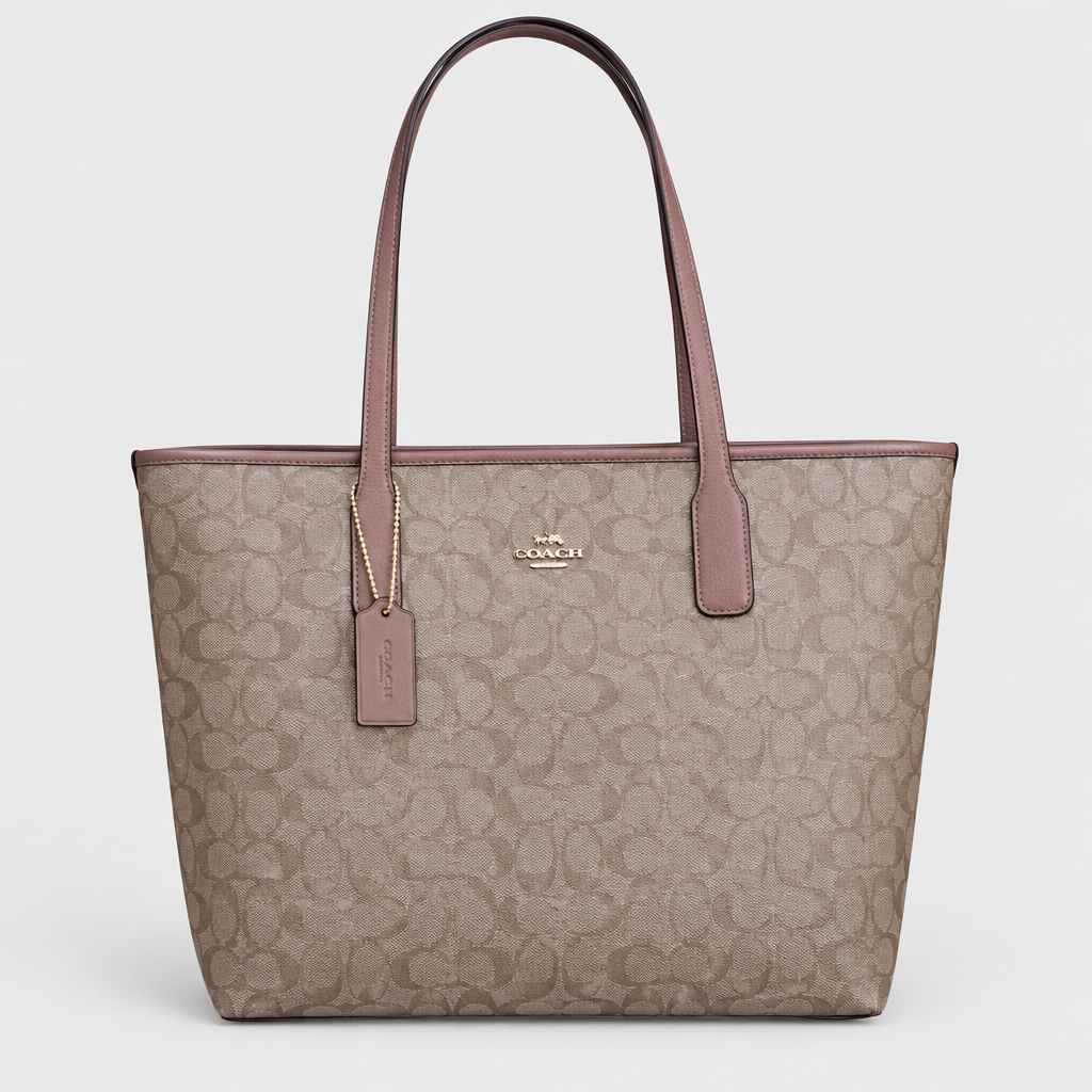 Monogram Trim Tote Bag — view 7