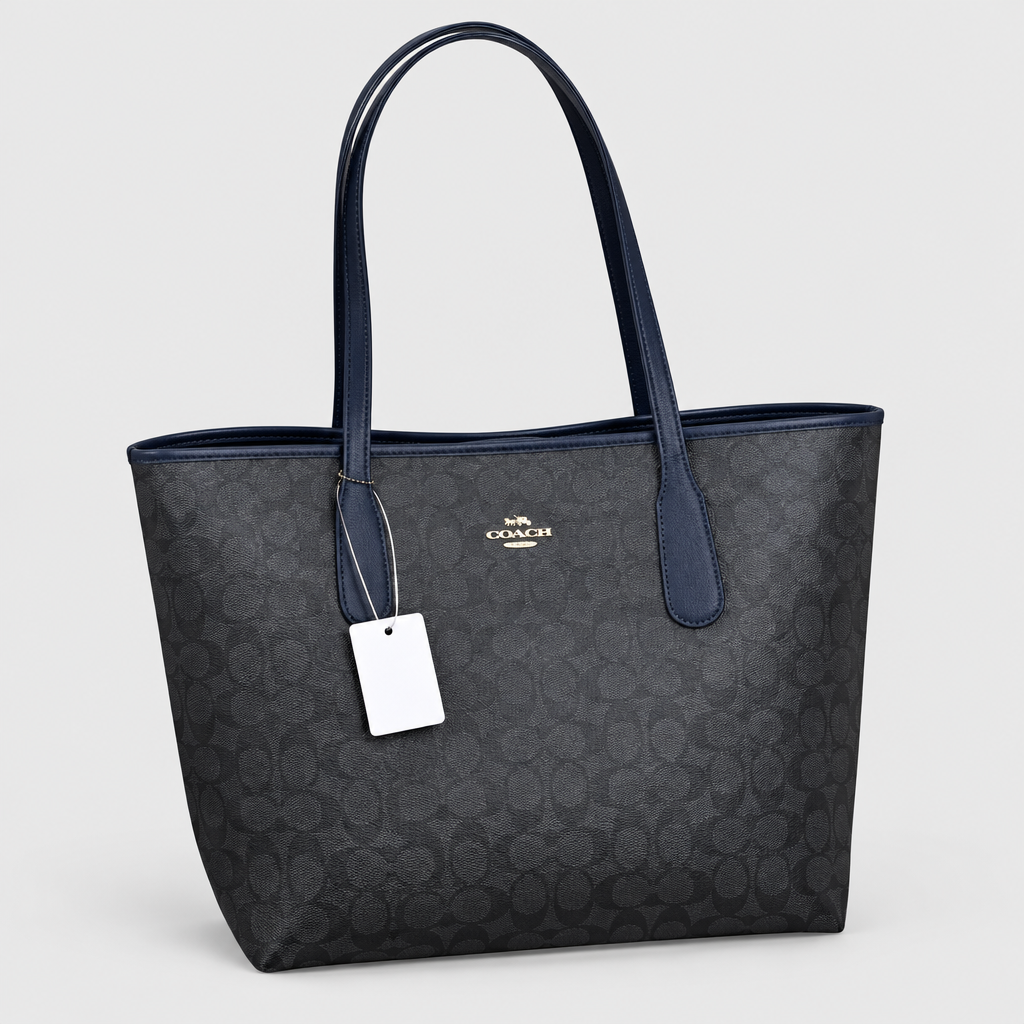 Monogram Trim Tote Bag — view 9