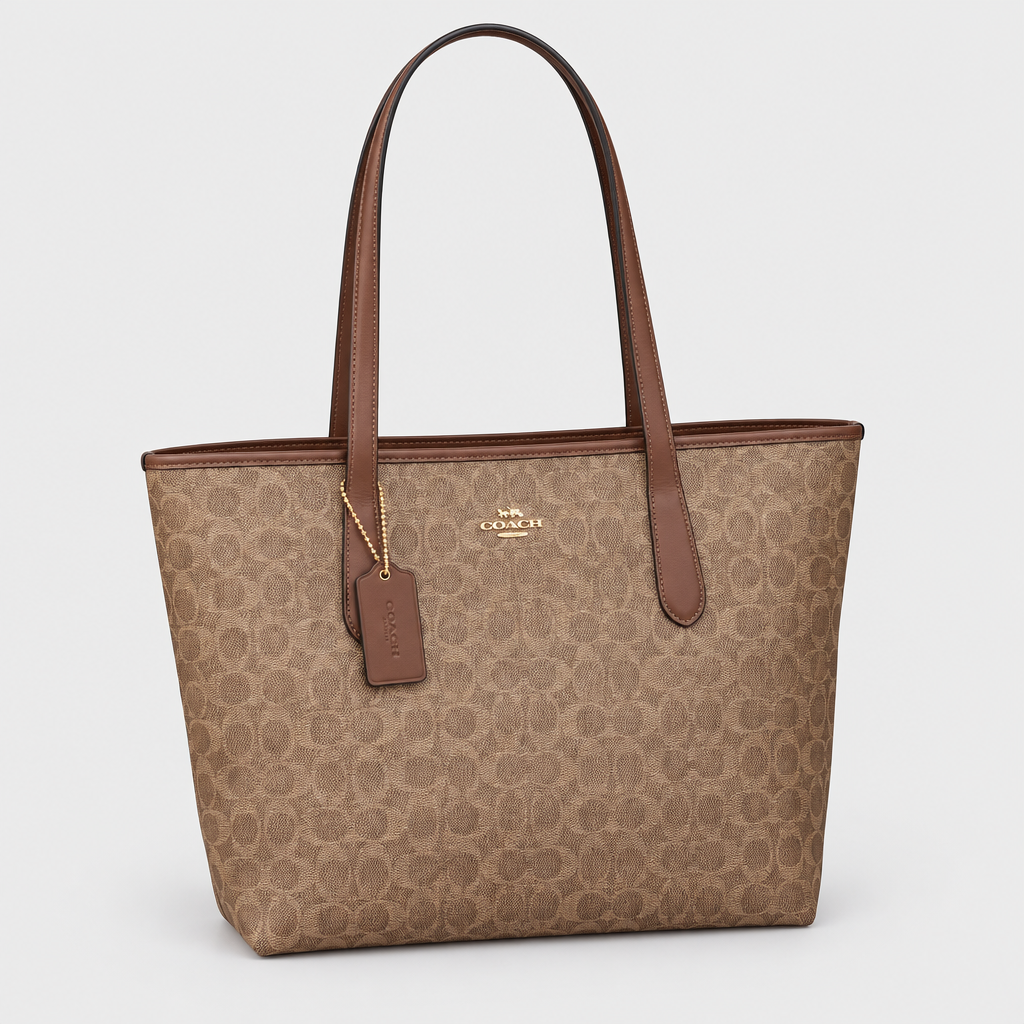 Monogram Trim Tote Bag — view 11