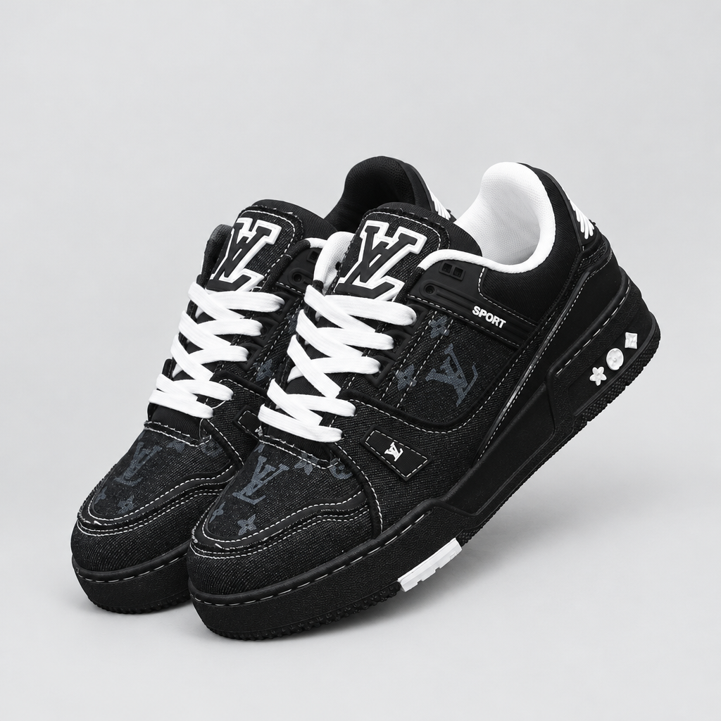 Men's Graphic Platform Sneakers — view 4