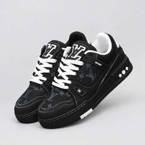 Men's Graphic Platform Sneakers