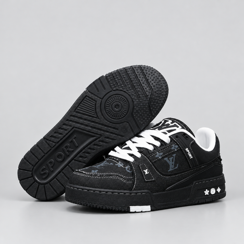 Men's Graphic Platform Sneakers