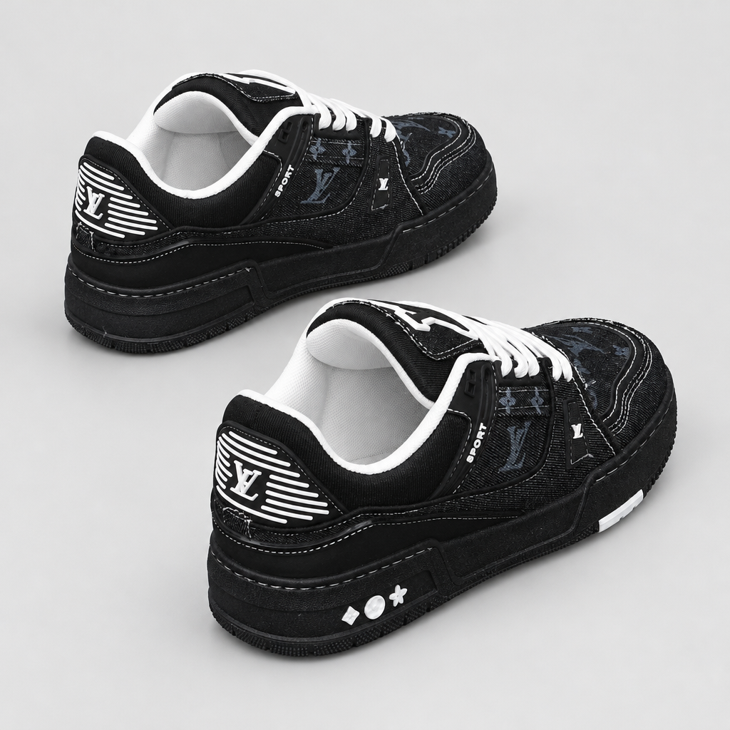 Men's Graphic Platform Sneakers — view 5