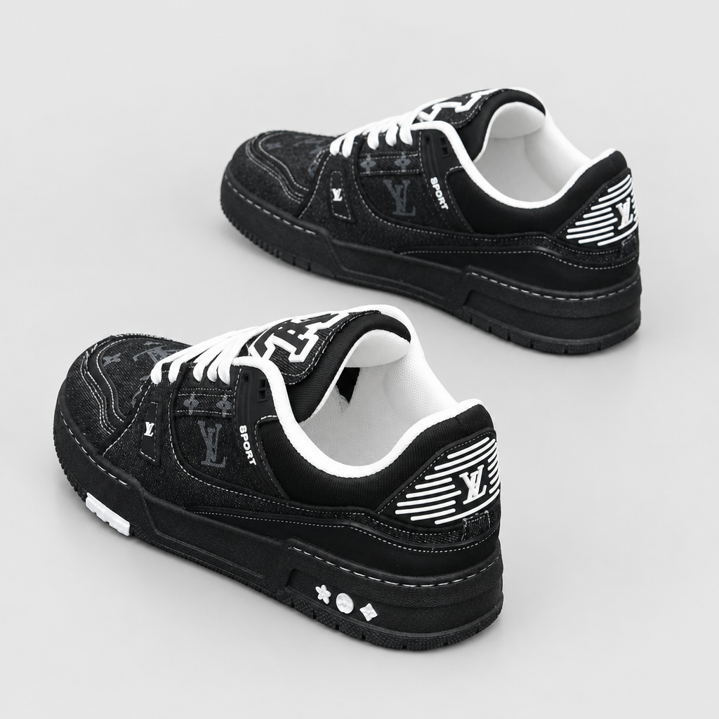 Men's Graphic Platform Sneakers — view 1