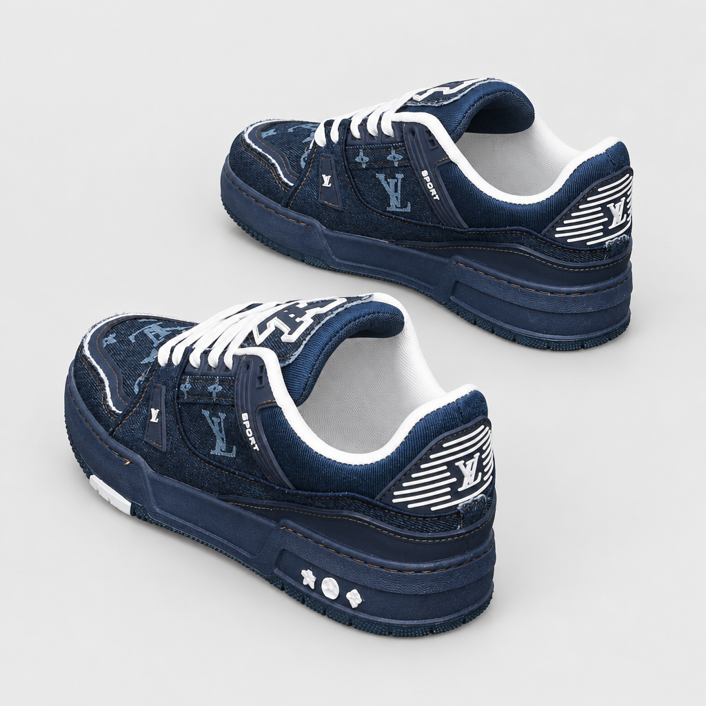 Men's Graphic Platform Sneakers — view 8