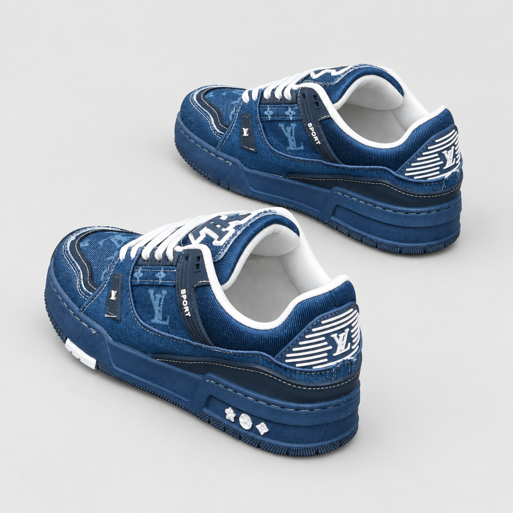 Men's Graphic Platform Sneakers — view 9
