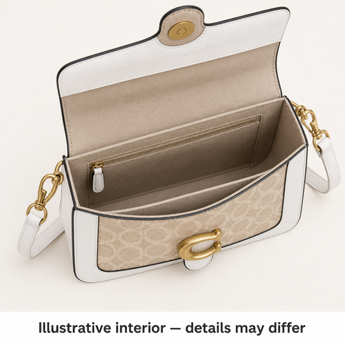 Patterned Flap Crossbody Bag