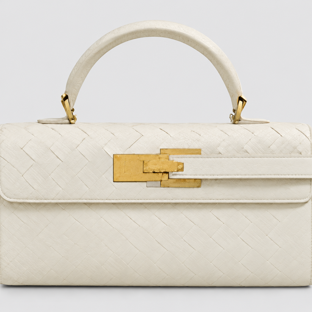 Structured Top Handle Flap Handbag — view 5