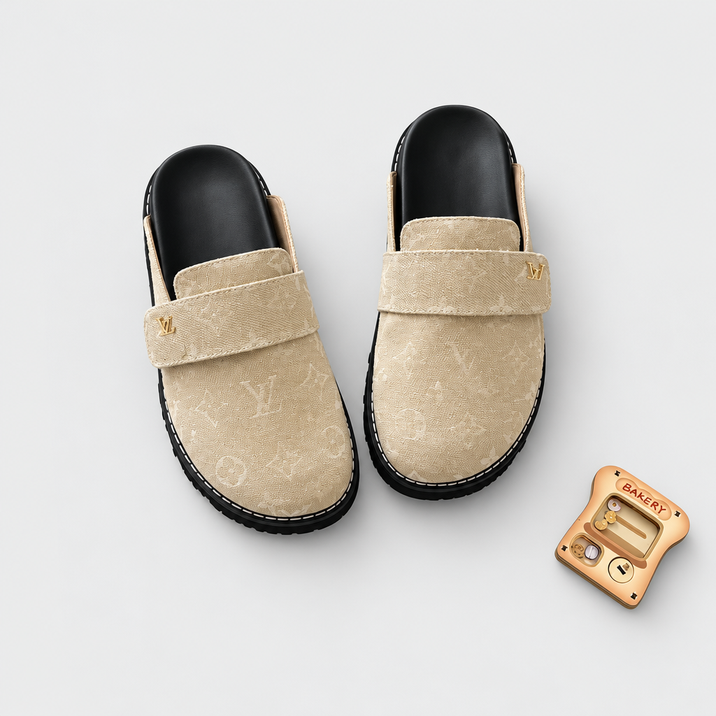 Unisex Patterned Platform Clog Mules — view 11