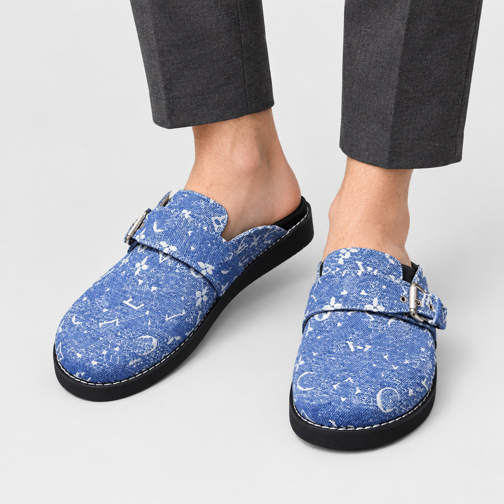 Unisex Patterned Clog Mules — view 4