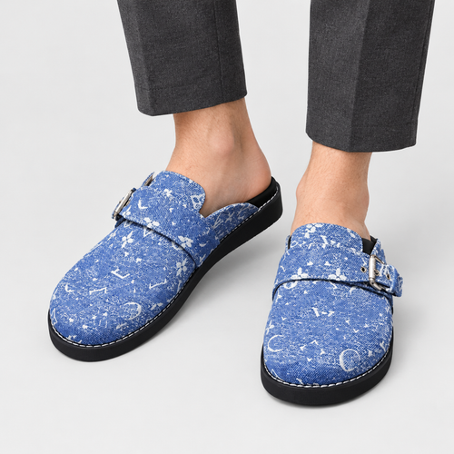 Unisex Patterned Clog Mules