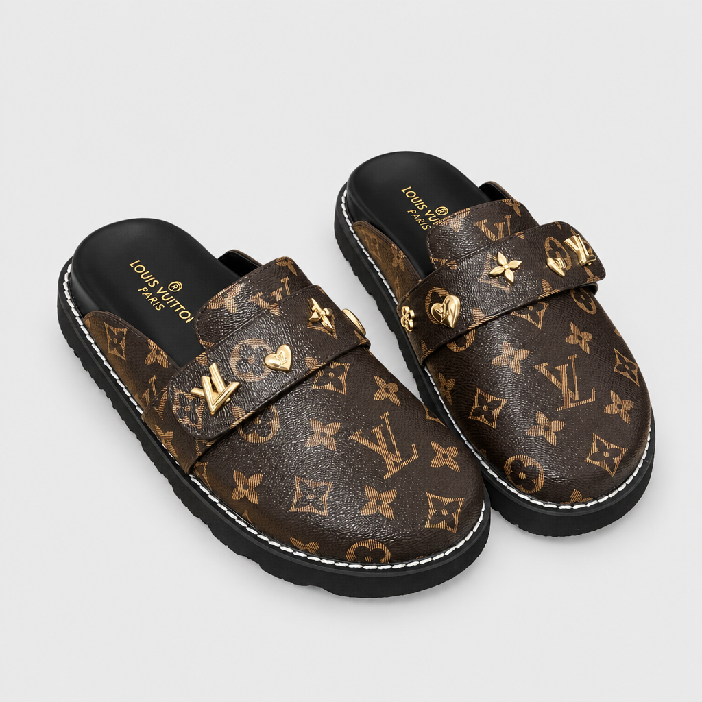 Unisex Patterned Clog Mules — view 1