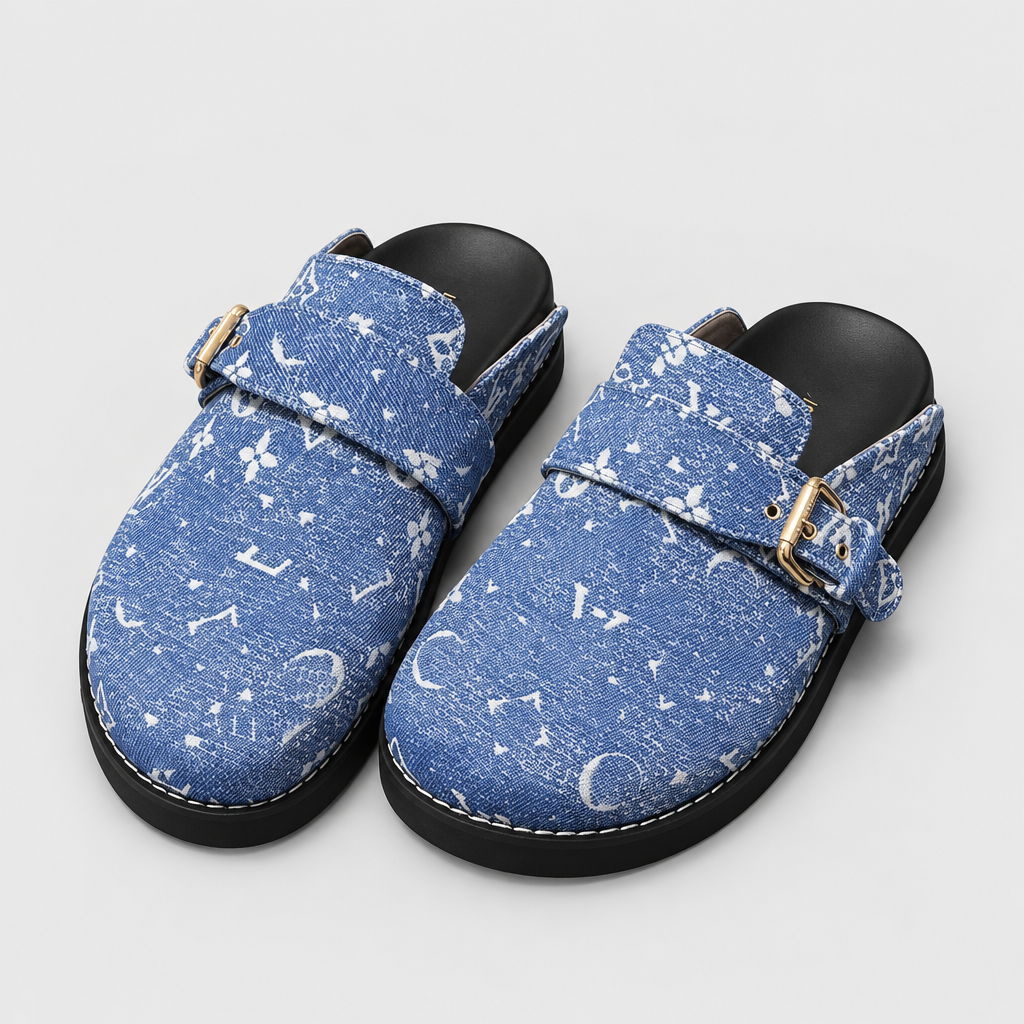 Unisex Patterned Clog Mules — view 7