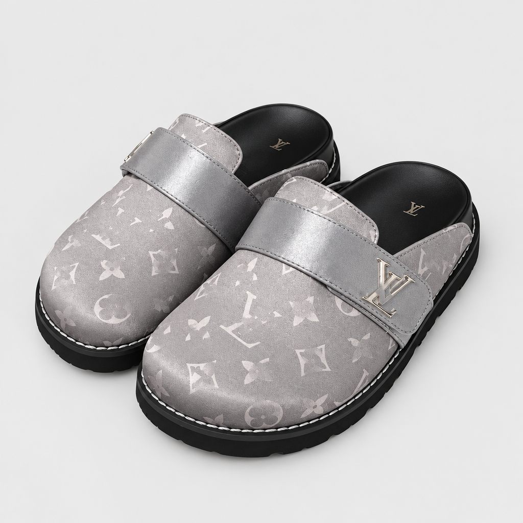Unisex Patterned Clog Mules — view 8