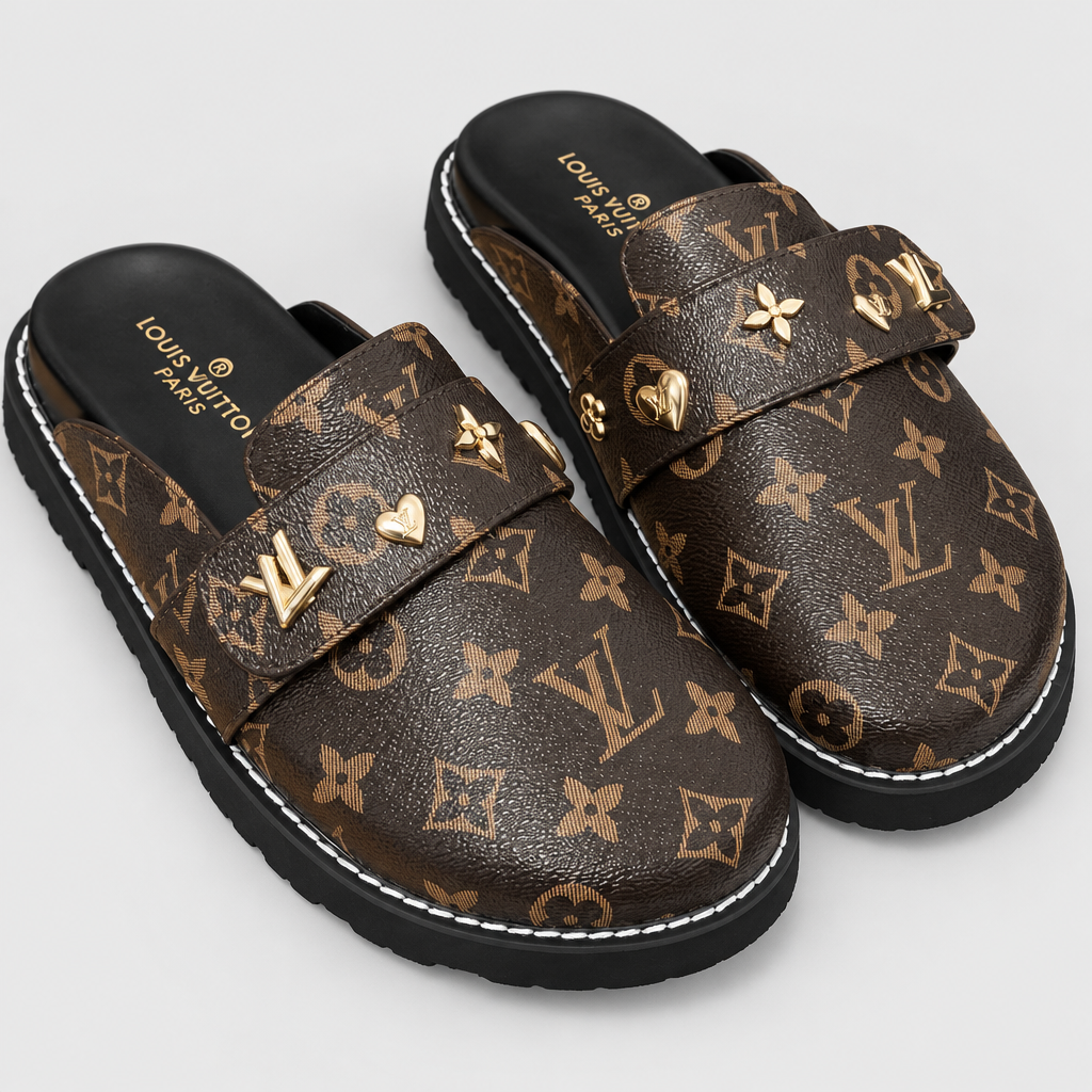 Unisex Patterned Clog Mules — view 3