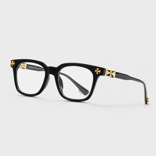 Square Cross-Detail Eyeglass Frames