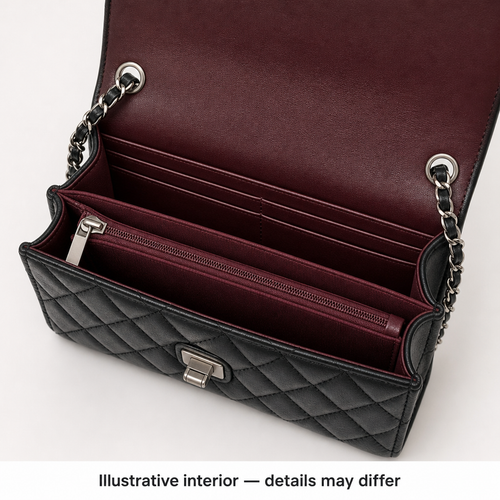 Women's Diamond Quilted Shoulder Bag