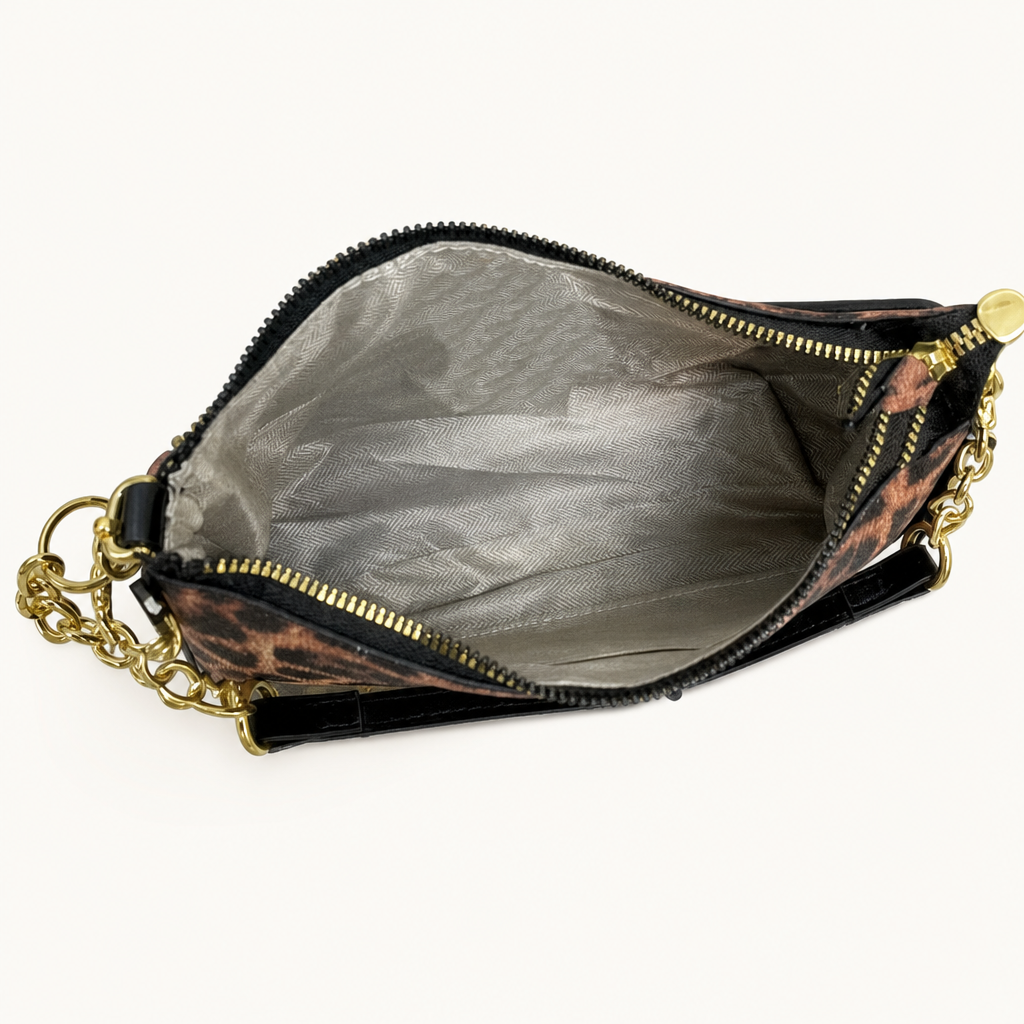 Interior view — Brown Leopard Print