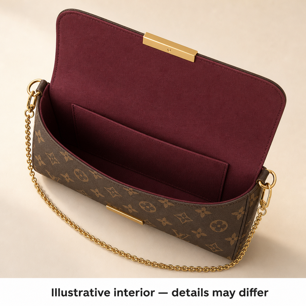 Illustrative interior — details may differ