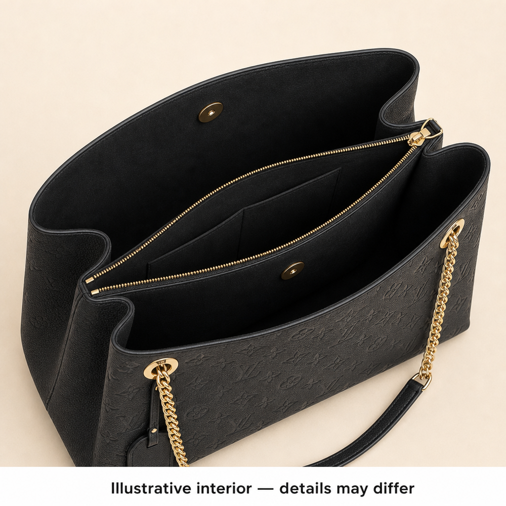 Illustrative interior — details may differ