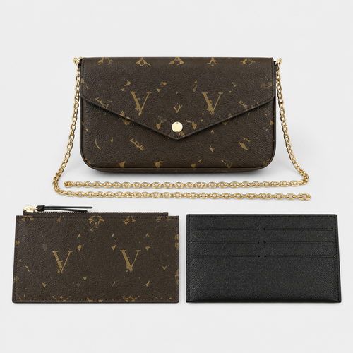 Women's Genuine Leather Chain Shoulder Bag