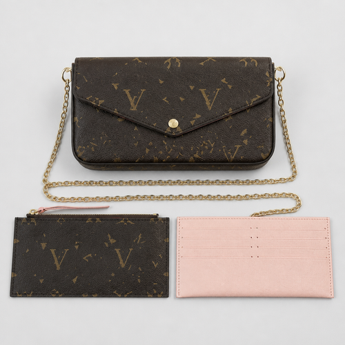 Women's Genuine Leather Chain Shoulder Bag