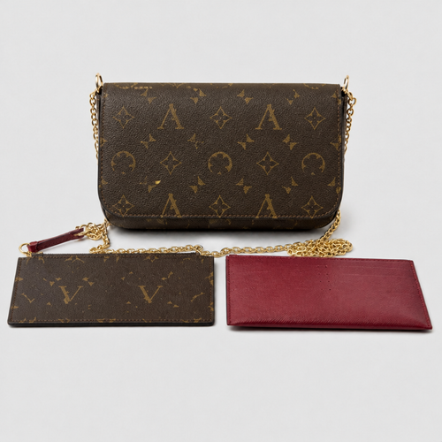 Women's Genuine Leather Chain Shoulder Bag