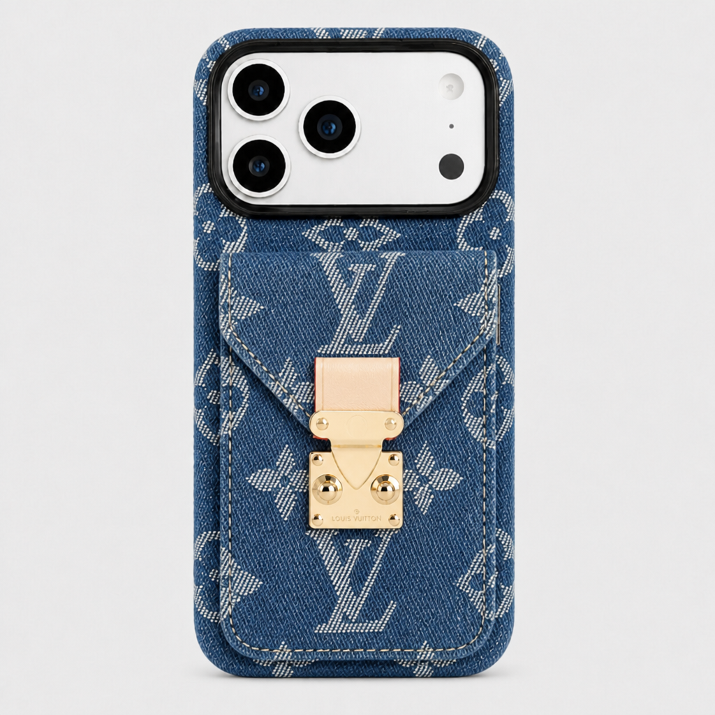 Women's Fashion Lock Card Holder Phone Case for iPhone — view 13