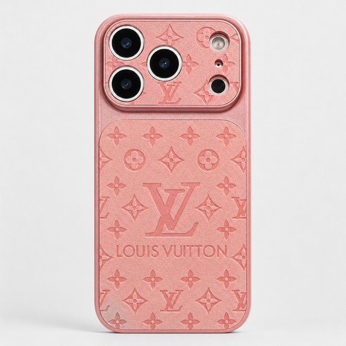 Women's Embossed Lambskin Pattern Phone Case for iPhone