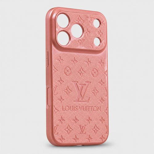 Women's Embossed Lambskin Pattern Phone Case for iPhone