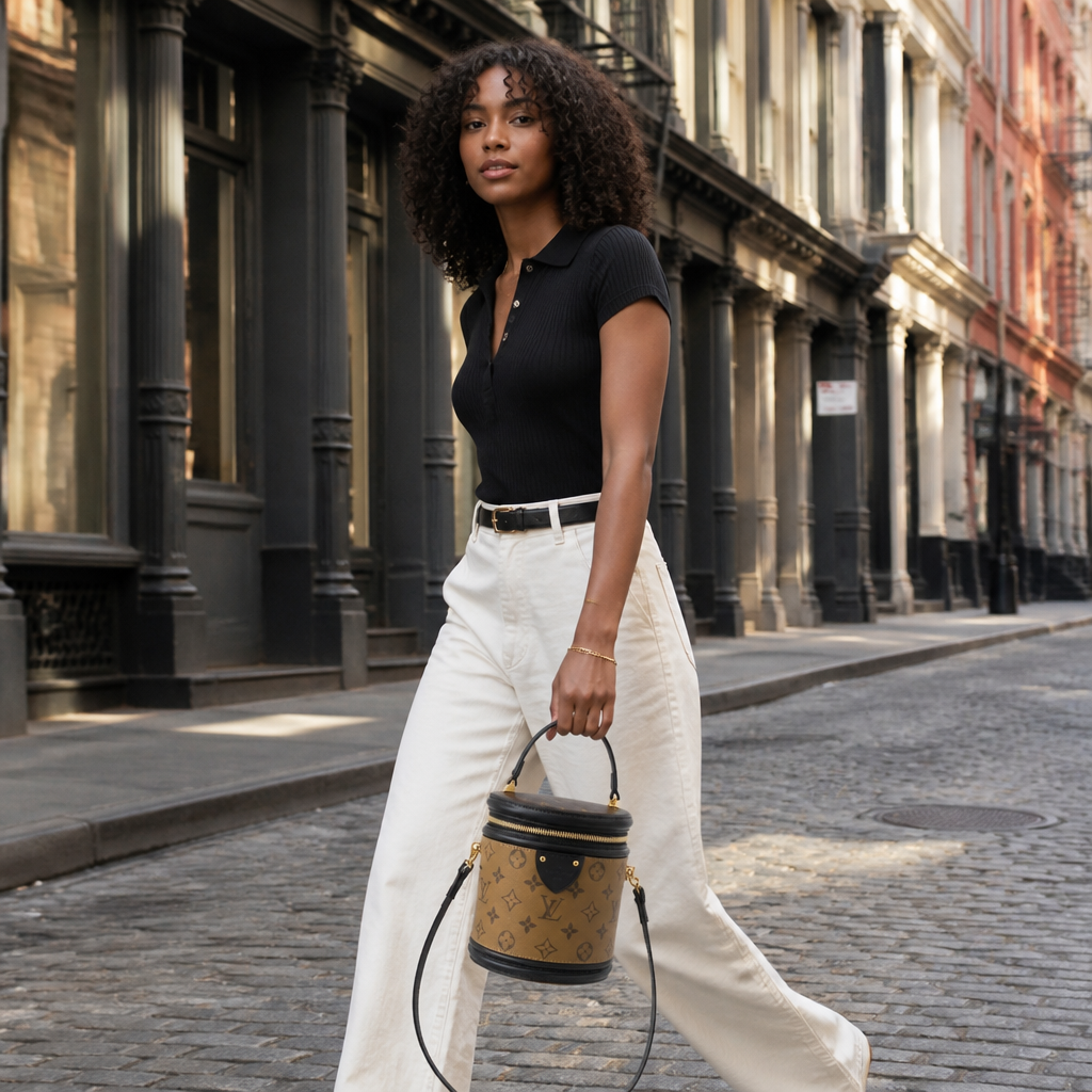 Cylindrical Zip Bucket Crossbody — view 5