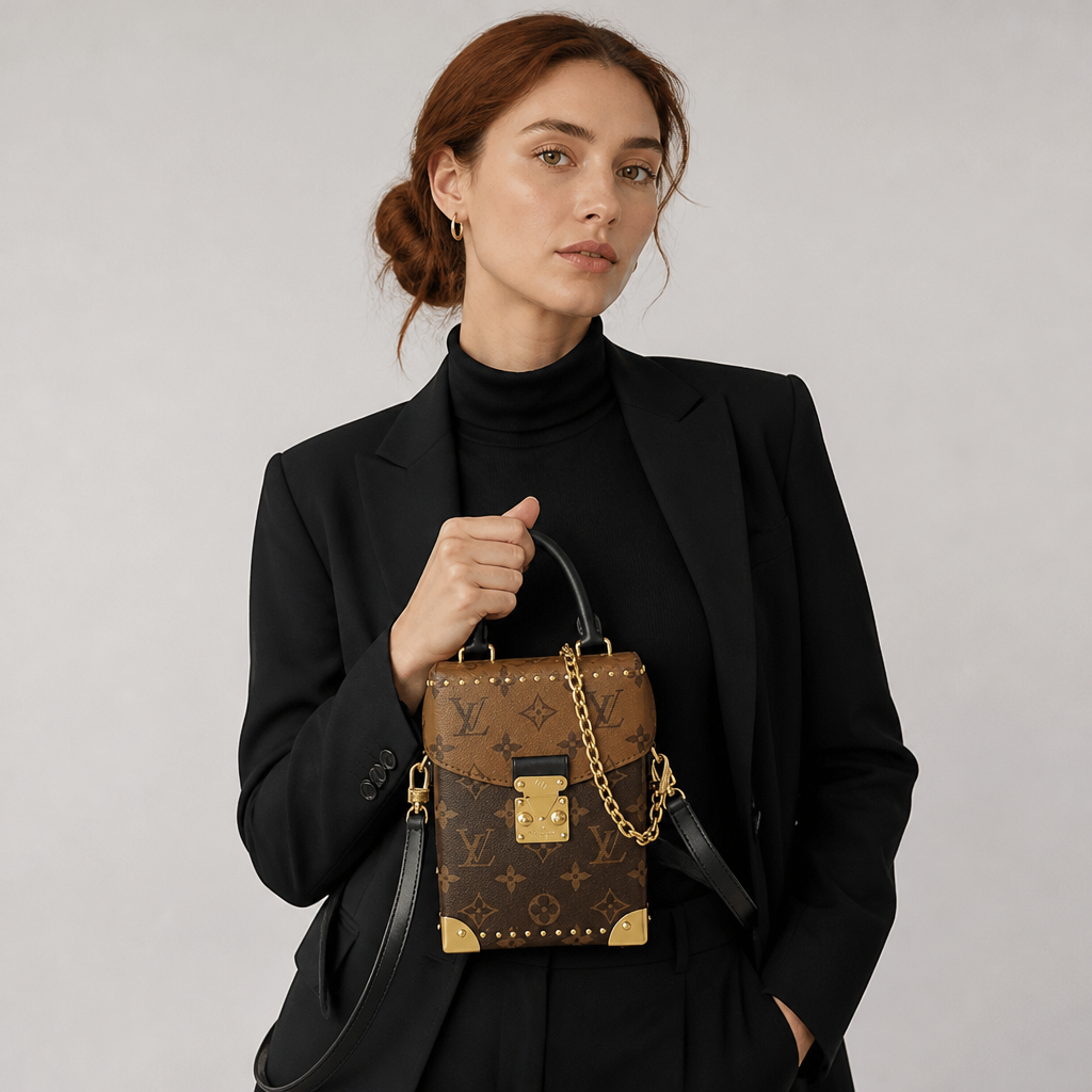 Mini Trunk Top-Handle Bag — view 4